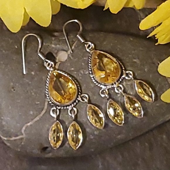 Jewelry - 🧡 CITRINE EARRINGS - Balances emotions, clears mind, money stone